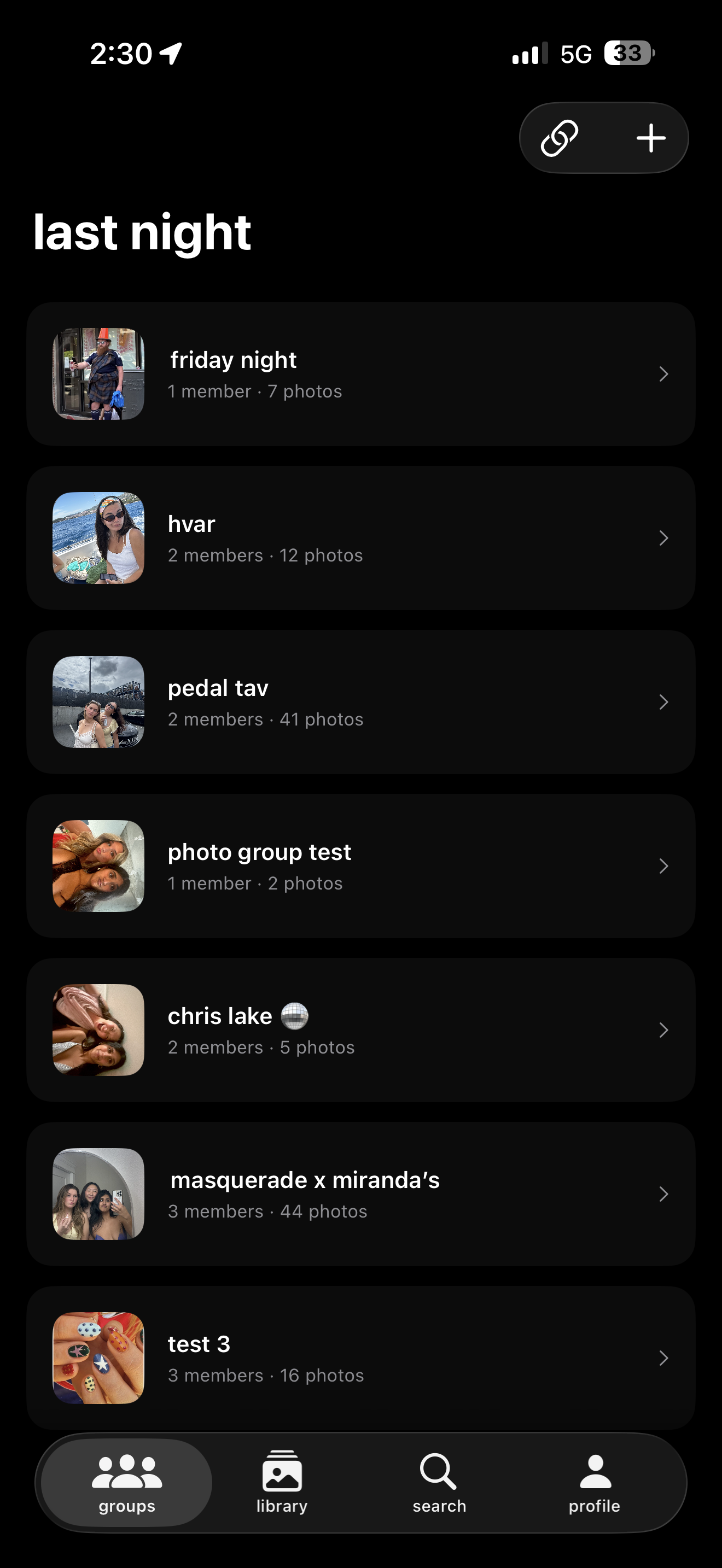 Last Night app
